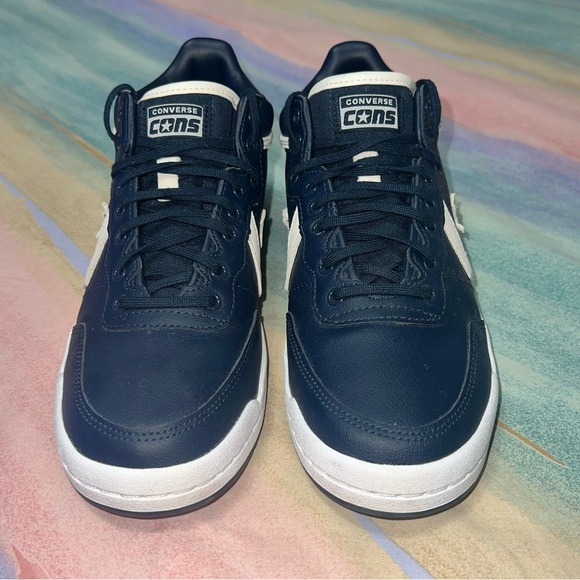 CONVERSE FASTBREAK PRO MID navy blue white men’s 8 / women’s 9.5 - Picture 5 of 10